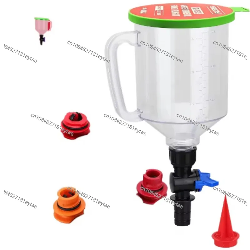 Funnel Kit with 15L Capacity 12 Adapters Elbow Accessories Screen and Storage Pallet Vehicle Tools
Funnel Kit with 15L Capacity 12 Adapters Elbow Accessories Screen and Storage Pallet Vehicle Tools