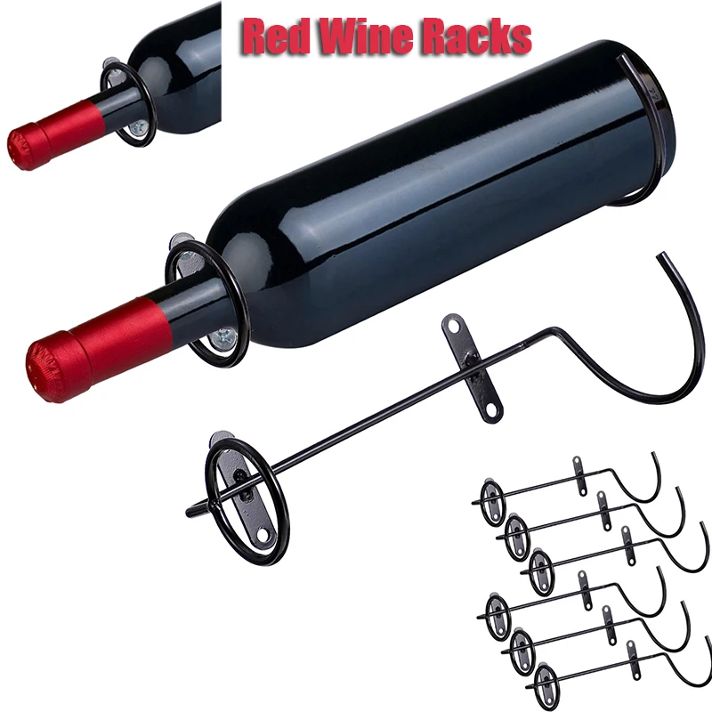 6pcs Red Wine Racks Iron Wall Hanging Racks Wall Wine Display Racks Iron Racks Wall Display Red Wine Storage Black Holders
6pcs Red Wine Racks Iron Wall Hanging Racks Wall Wine Display Racks Iron Racks Wall Display Red Wine Storage Black Holders