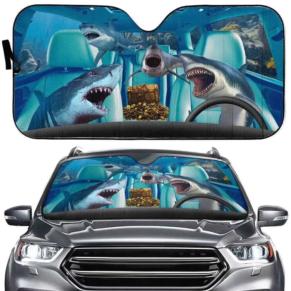Солнцезащитный козырек для переднего окна автомобиля Shark, козырек от солнца для лобового стекла телефона, отражатель от солнца для автомобильного сиденья, автомобильный козырек от солнца блокирует УФ-лучи
Солнцезащитный козырек для переднего окна автомобиля Shark, козырек от солнца для лобового стекла телефона, отражатель от солнца для автомобильного сиденья, автомобильный козырек от солнца блокирует УФ-лучи