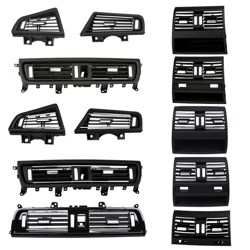 LHD Left handle Drive Front Row Wind Left Center Right Air Conditioning Vent Outlet Panel Chrome Plate For BMW 5 Series F10 F18
LHD Left handle Drive Front Row Wind Left Center Right Air Conditioning Vent Outlet Panel Chrome Plate For BMW 5 Series F10 F18
