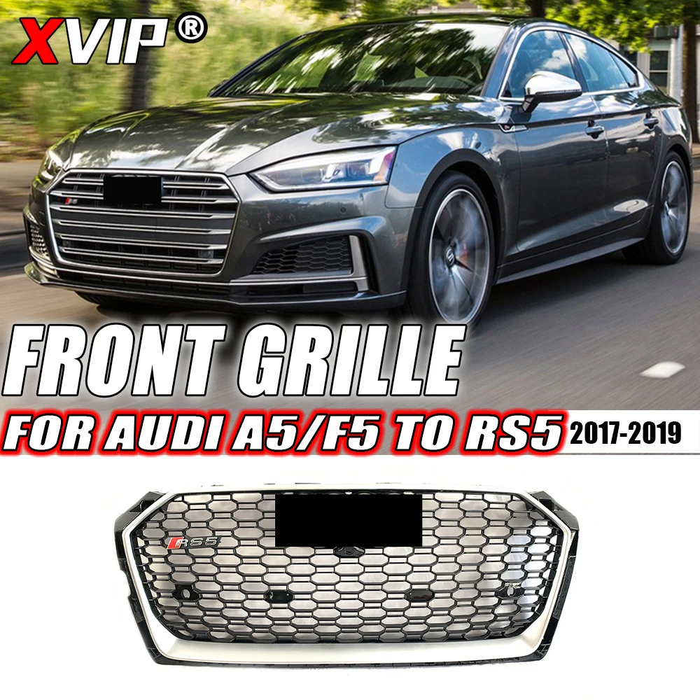 XVIP RS5 стиль отделка Гриль матовый серебристый передний бампер решетка для Audi A5 S5 F5 2017-2019 до RS5 стиль высокое качество верхние решетки
XVIP RS5 стиль отделка Гриль матовый серебристый передний бампер решетка для Audi A5 S5 F5 2017-2019 до RS5 стиль высокое качество верхние решетки