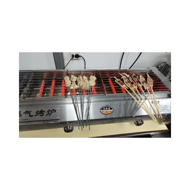 10-Burner Gas Barbecue Machine - Ceramic Commercial Grill with SS Cover
10-Burner Gas Barbecue Machine - Ceramic Commercial Grill with SS Cover