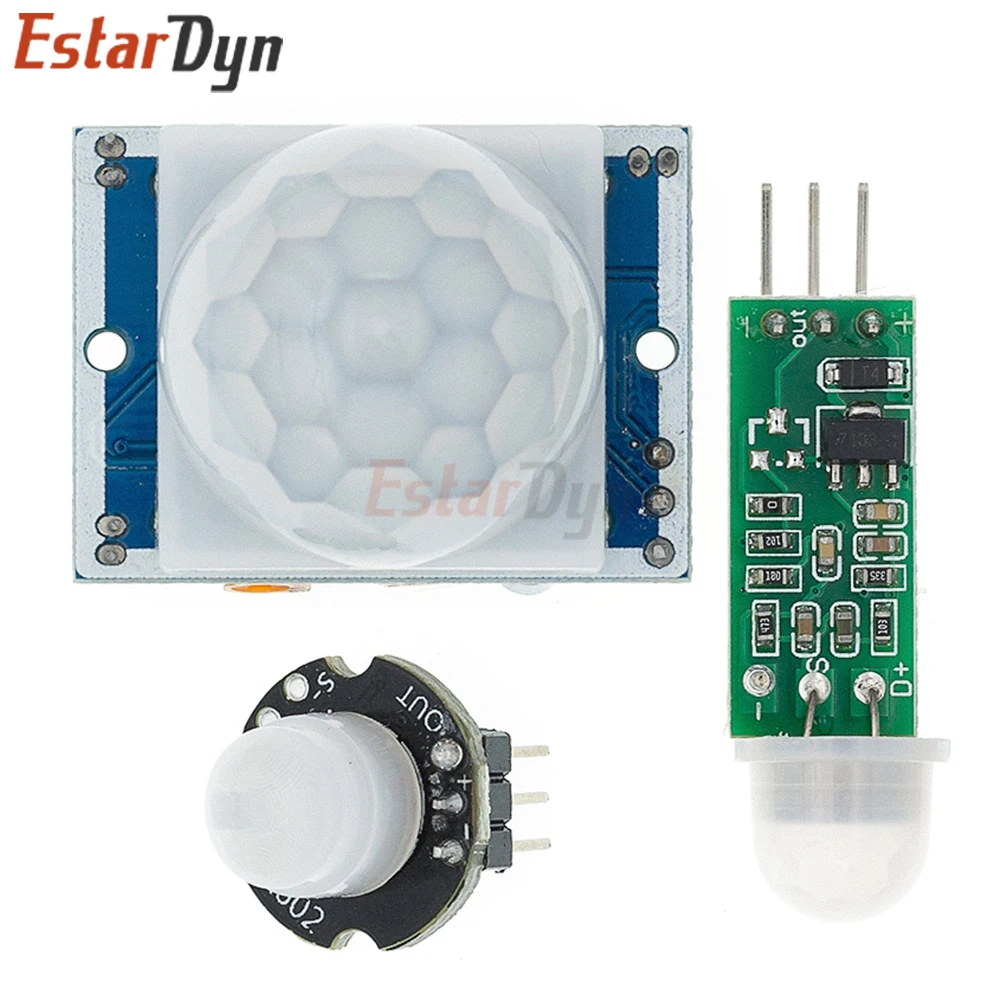 Estardyn HC-SR501 SR602 HC-SR505 PIR Motion Sensor IR Human Body Detector for Raspberry Pi Smart Home Security DIY
Estardyn HC-SR501 SR602 HC-SR505 PIR Motion Sensor IR Human Body Detector for Raspberry Pi Smart Home Security DIY