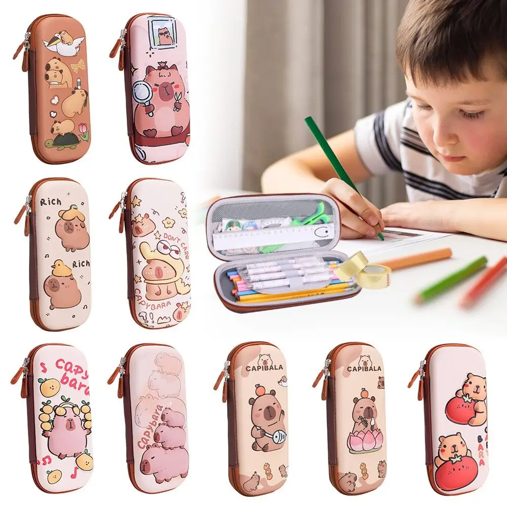 Cute 3D Capybara Pencil Cases Cartoon Waterproof Pencil Bag Large Capacity 3 Layers Pen Box Students Supplies
Cute 3D Capybara Pencil Cases Cartoon Waterproof Pencil Bag Large Capacity 3 Layers Pen Box Students Supplies