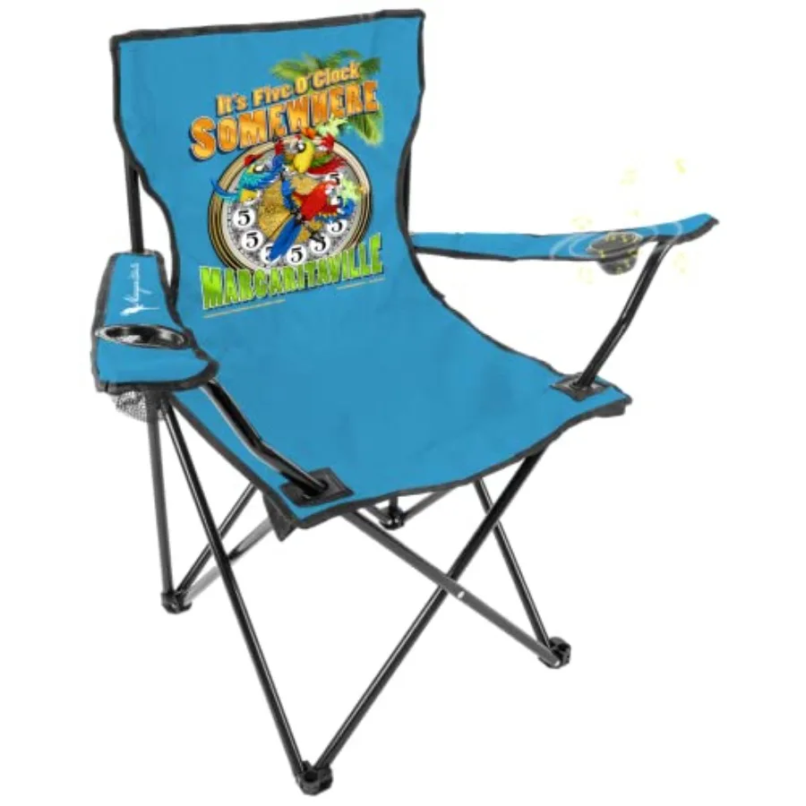 Margaritaville Folding Chair with Wireless Speakers, Beach Chair with Waterproof Wireless Speakers, 5 Hour Playback Time, 20 Fo
Margaritaville Folding Chair with Wireless Speakers, Beach Chair with Waterproof Wireless Speakers, 5 Hour Playback Time, 20 Fo