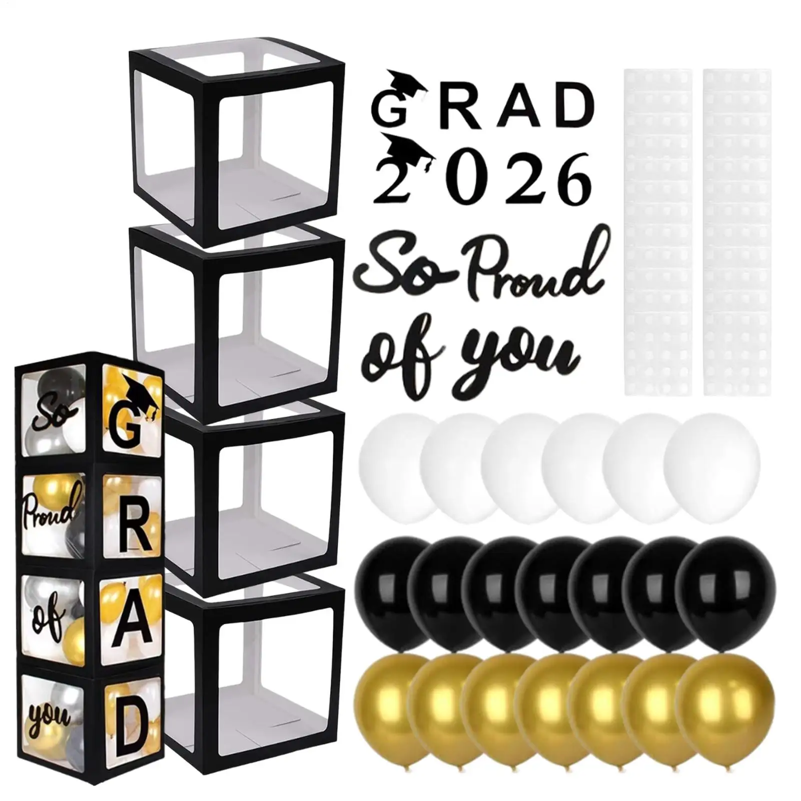 Graduation Decorations 2026 Balloons Arch And Boxes Letters High School Graduation Decorations For High School Indoor Gatherings
Graduation Decorations 2026 Balloons Arch And Boxes Letters High School Graduation Decorations For High School Indoor Gatherings