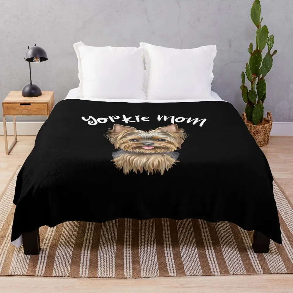Yorkie Mom Throw Blanket Cozy Microfiber Throw Blanket for Home Bedroom
Yorkie Mom Throw Blanket Cozy Microfiber Throw Blanket for Home Bedroom