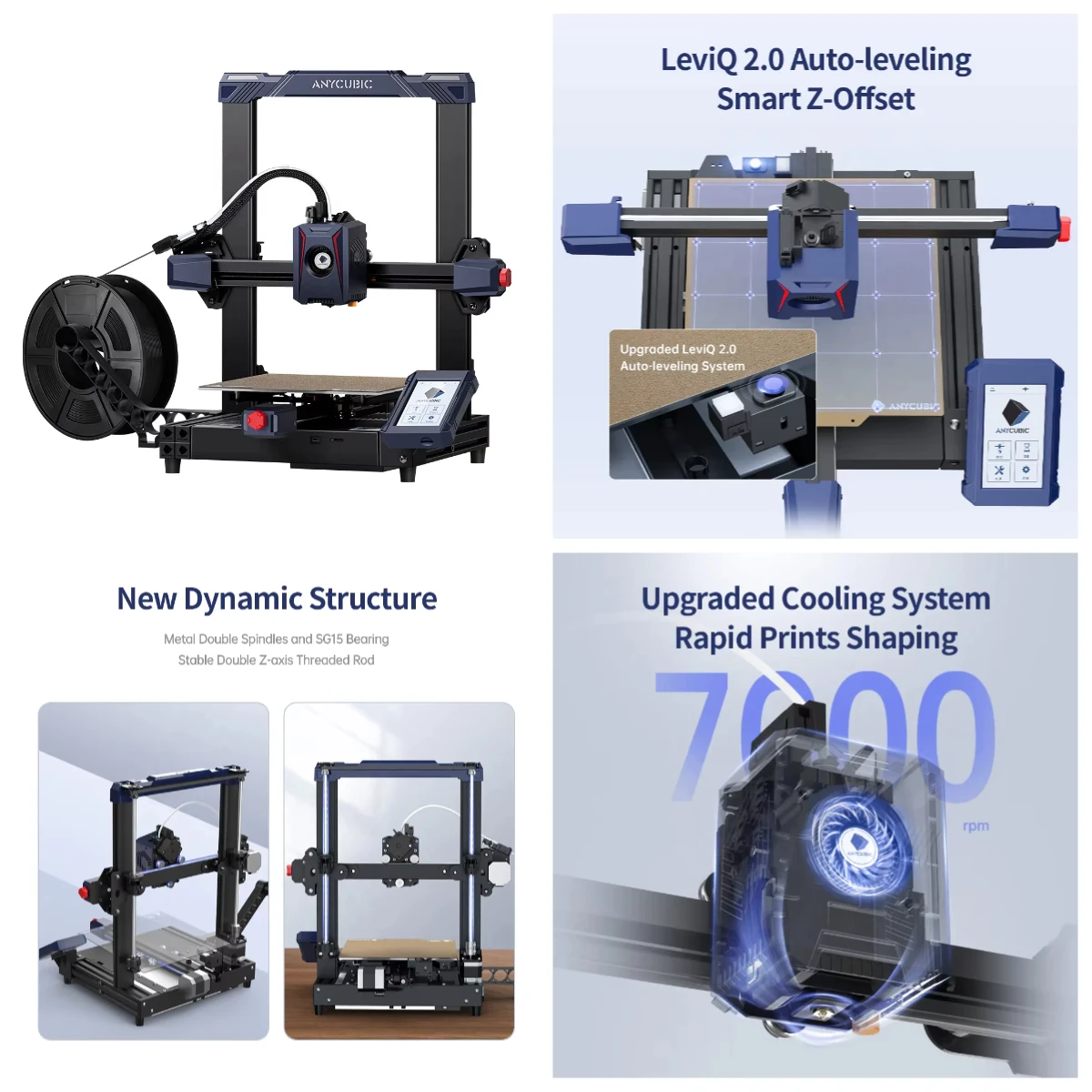 FL-Anycubic Wholesale 5X Faster Printing Speed Anycubic Kobra 2 FDM Filament 3D Printer
FL-Anycubic Wholesale 5X Faster Printing Speed Anycubic Kobra 2 FDM Filament 3D Printer
