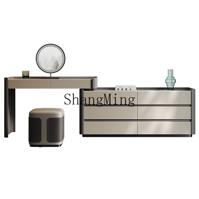 ZYH modern minimalist rock slab makeup table storage cabinet solid wood leather high-end bedroom corner makeup table
ZYH modern minimalist rock slab makeup table storage cabinet solid wood leather high-end bedroom corner makeup table