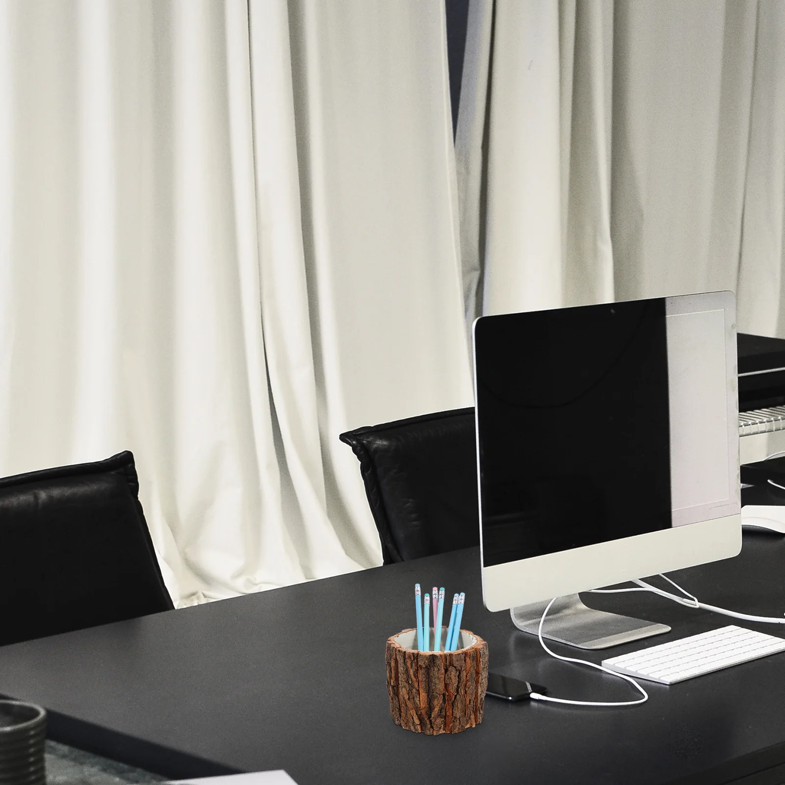 2Pcs Vintage Style Wood Pen Holder Desktop Organizer Pencil Cup for Stationery Makeup Tool Storage Household Pen Container
2Pcs Vintage Style Wood Pen Holder Desktop Organizer Pencil Cup for Stationery Makeup Tool Storage Household Pen Container