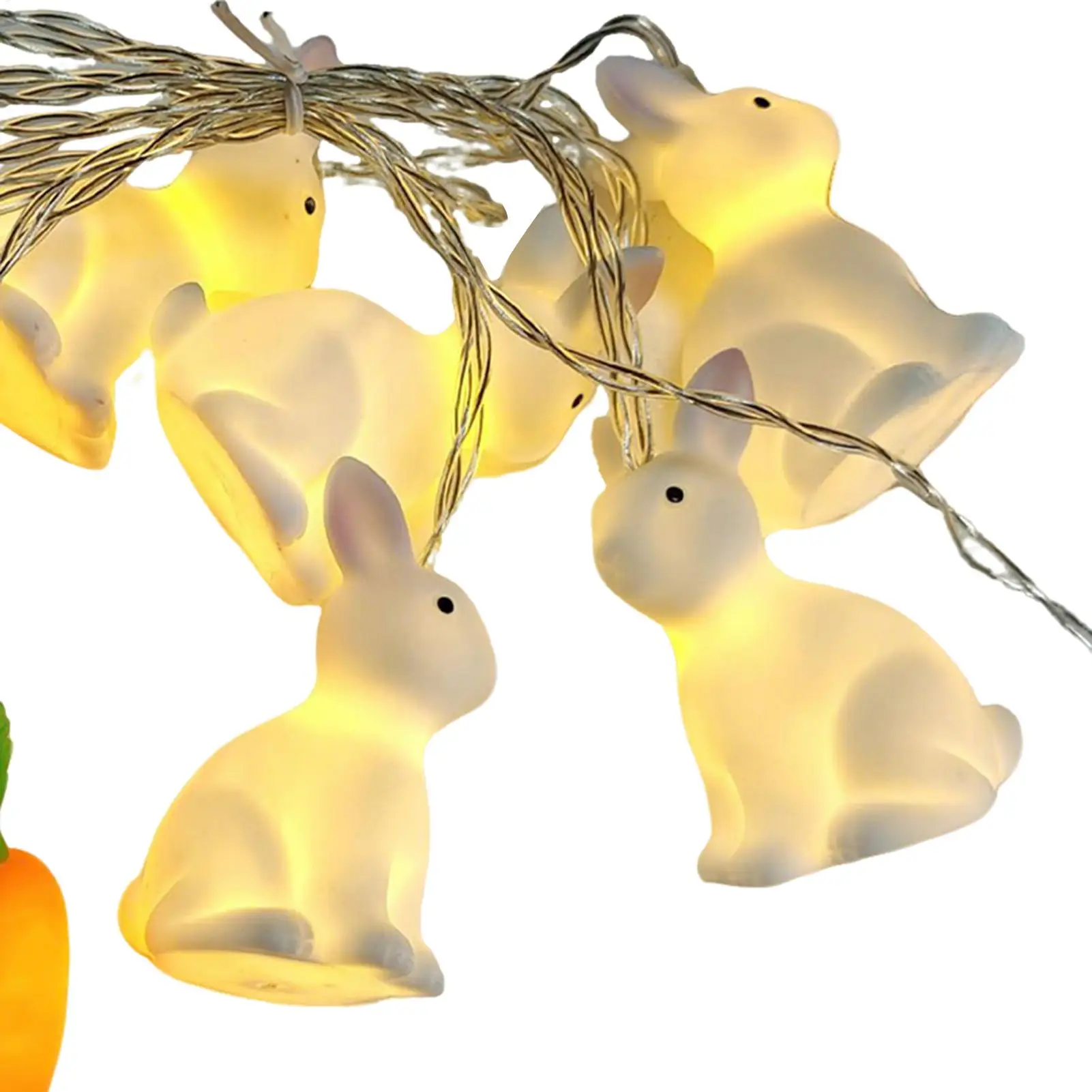 Пасхальные гирлянды с милыми светодиодными лампочками в форме моркови, регулируемые, на батарейках, для использования внутри и снаружи помещений, для дома, прихожей
Пасхальные гирлянды с милыми светодиодными лампочками в форме моркови, регулируемые, на батарейках, для использования внутри и снаружи помещений, для дома, прихожей