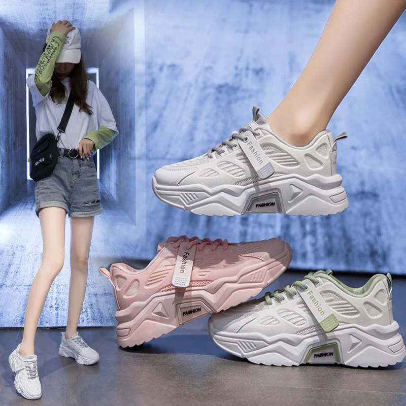 Dad Shoes, Women's 2024 Autumn New Breathable Korean Edition Sports Shoes, Ins Thick soled Student Running Shoes
Dad Shoes, Women's 2024 Autumn New Breathable Korean Edition Sports Shoes, Ins Thick soled Student Running Shoes