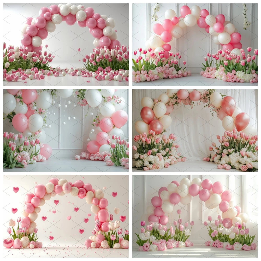 Balloon Tulip Arch Background 3D Girl Birthday Party Decoration Baby Bath Photo Decoration Photo Studio Supplies
Balloon Tulip Arch Background 3D Girl Birthday Party Decoration Baby Bath Photo Decoration Photo Studio Supplies