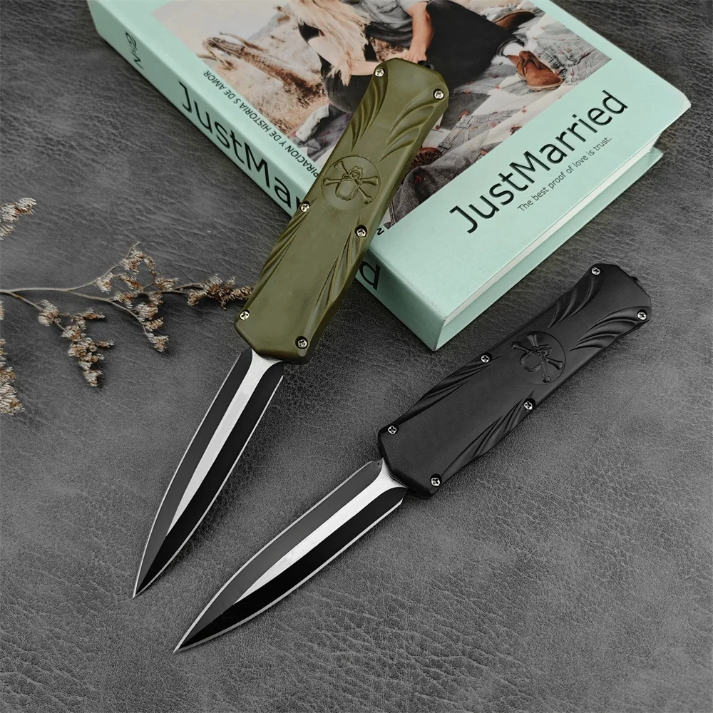 Pocket OTF Opening Outdoor 5Cr13Mov Blade Hunting Knife Tactical Combat EDC Folding Knives ABS Handle Survival Tool with Clip
Pocket OTF Opening Outdoor 5Cr13Mov Blade Hunting Knife Tactical Combat EDC Folding Knives ABS Handle Survival Tool with Clip