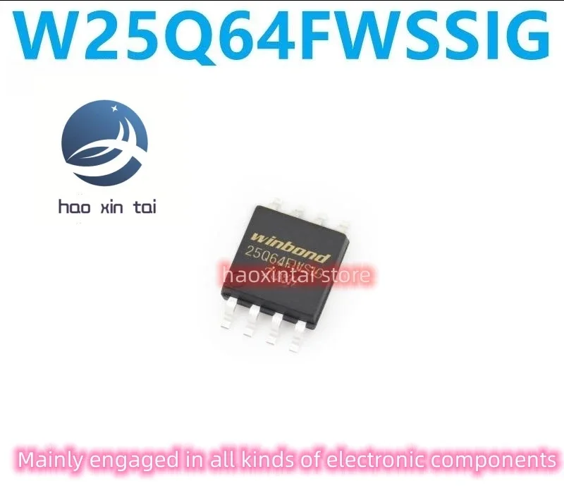 20pcs new original W25Q64FWSSIG package SOP-8 SOP-8 1.8V low voltage 8M flash chips
20pcs new original W25Q64FWSSIG package SOP-8 SOP-8 1.8V low voltage 8M flash chips