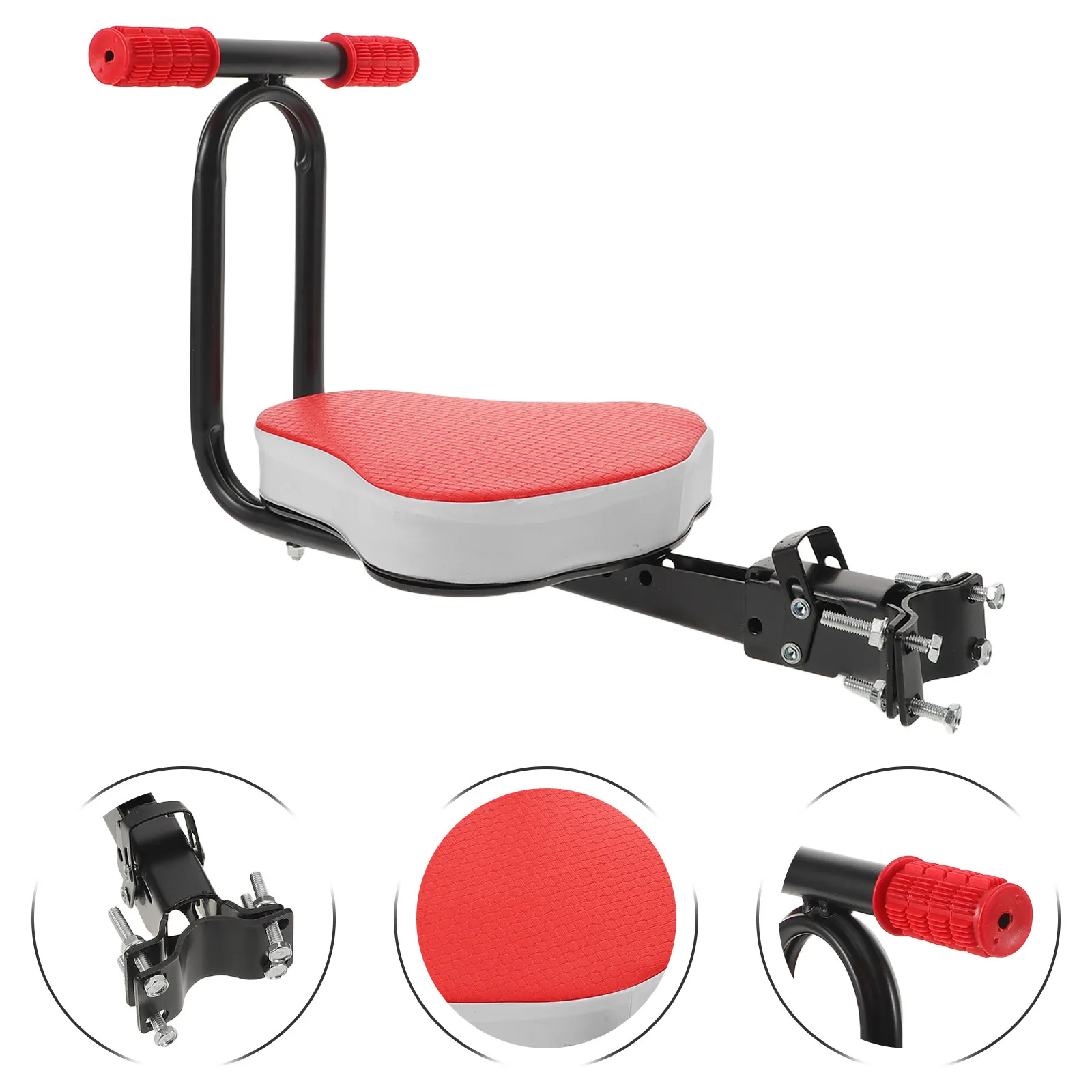Kids Bike Seat Front Mounted Child Bike Seat Attachment for Adult Bicycle 2-7 Years Old Mounted Soft Saddle
Kids Bike Seat Front Mounted Child Bike Seat Attachment for Adult Bicycle 2-7 Years Old Mounted Soft Saddle