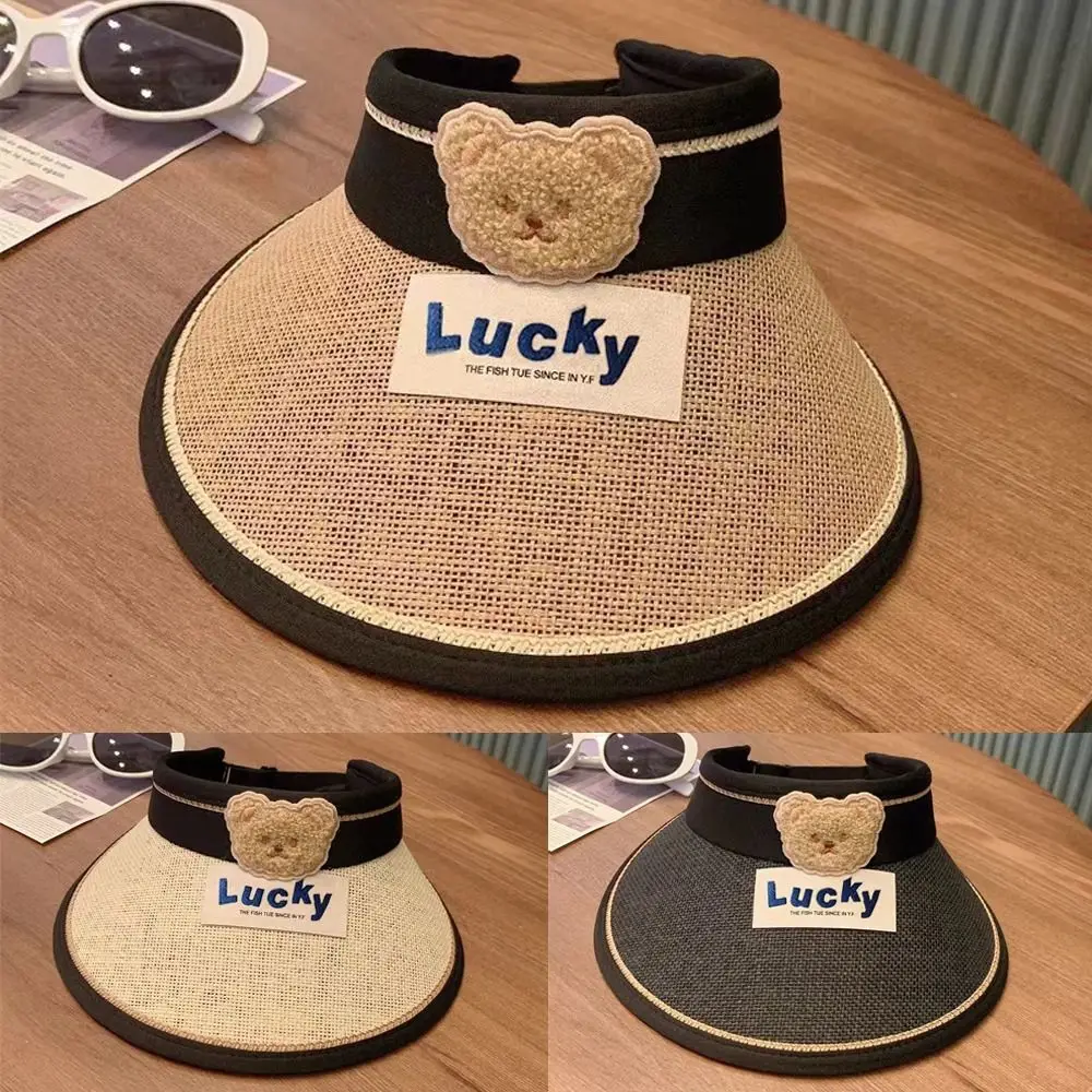 Cute Lucky Bear Baby Sun Hat Sun Protection UV Protection Empty Top Hat Large Eaves Kids Baseball Cap Outdoor
Cute Lucky Bear Baby Sun Hat Sun Protection UV Protection Empty Top Hat Large Eaves Kids Baseball Cap Outdoor