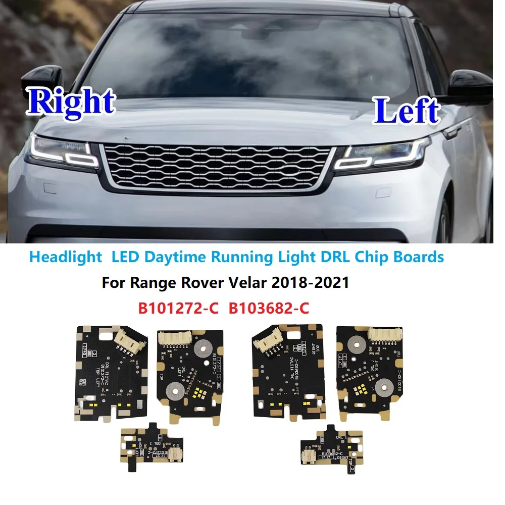 6pcs/Left+Right White Light Daytime Running Light LED Boards For Range Rover Velar 2018-2021 DRL Headlight Angel Eye Chip Module
6pcs/Left+Right White Light Daytime Running Light LED Boards For Range Rover Velar 2018-2021 DRL Headlight Angel Eye Chip Module