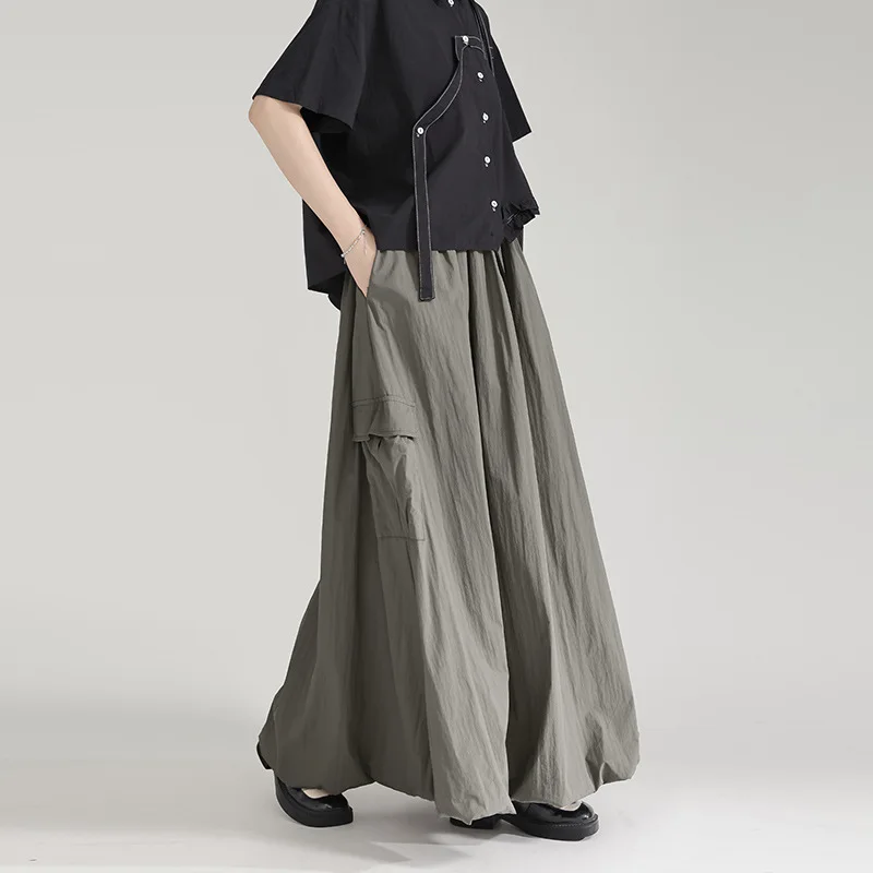 SuperAen Pocket Large A-line Drawstring Long Skirt 2024 Summer High End Couture Long Skirt
SuperAen Pocket Large A-line Drawstring Long Skirt 2024 Summer High End Couture Long Skirt