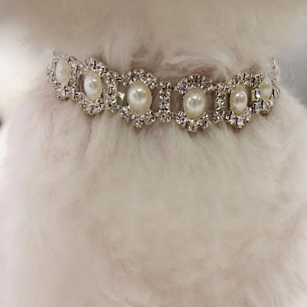 Pearl Necklace Elegant Pet Jewelry Crystal Dog Pendant Collar Chain Fashion Photo Props Birthday Costume Accessories
Pearl Necklace Elegant Pet Jewelry Crystal Dog Pendant Collar Chain Fashion Photo Props Birthday Costume Accessories