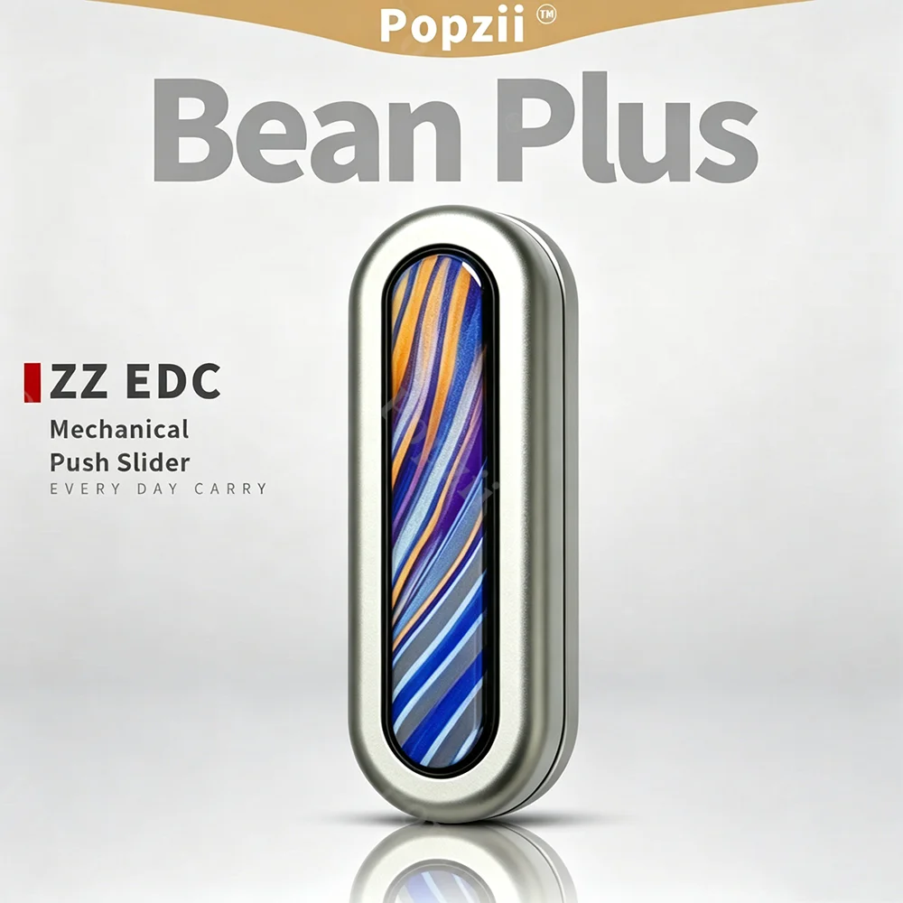 ZZ EDC Bean Plus Fidget Slider Stress Relief Toy Stainless Steel Zircuti Push Slider Fidget Toys Adults Anxiety Relief Gadgets
ZZ EDC Bean Plus Fidget Slider Stress Relief Toy Stainless Steel Zircuti Push Slider Fidget Toys Adults Anxiety Relief Gadgets