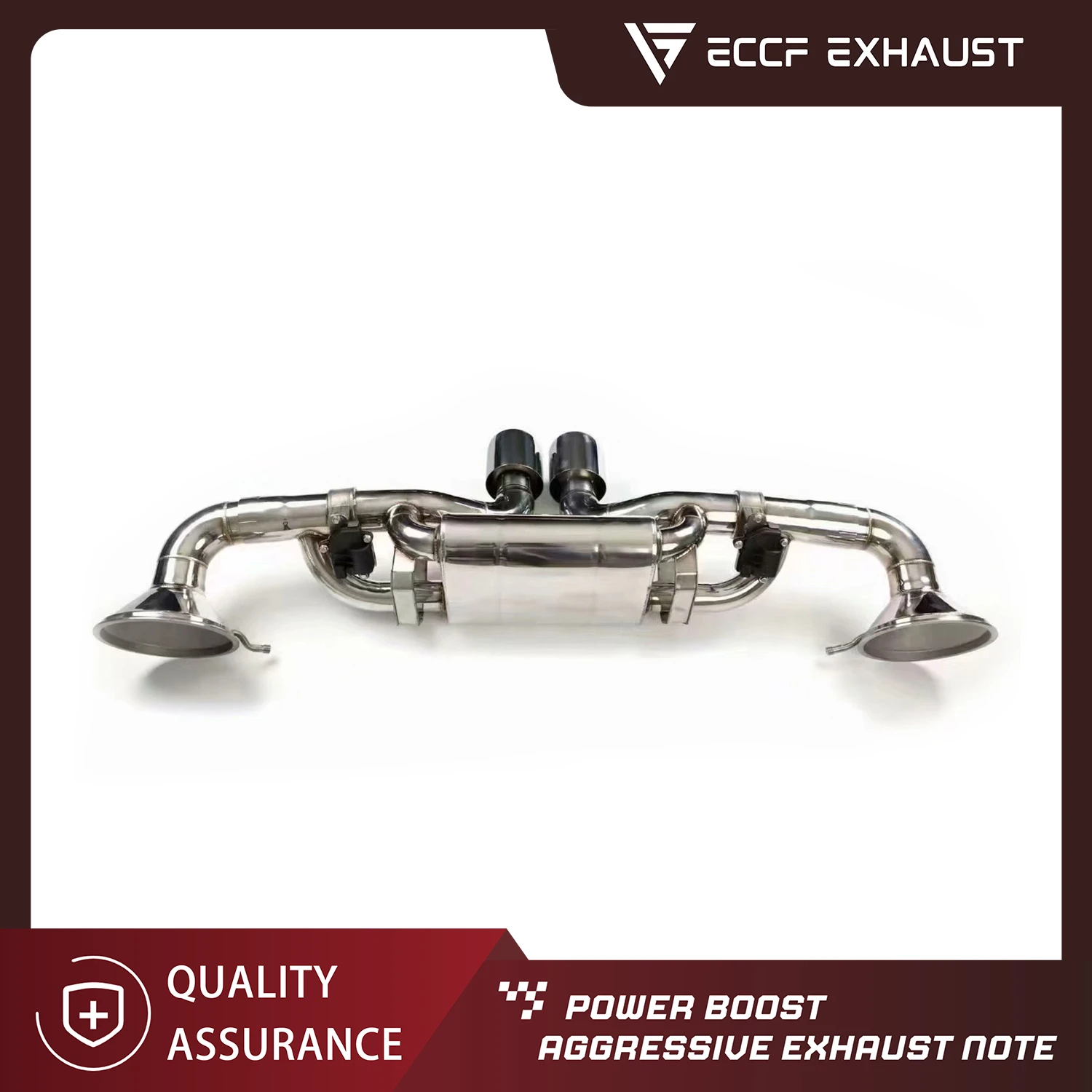 ECCF Stainless Steel Valved Exhaust for Porsche 992 GT3 with Sport Sound and Easy Installation
ECCF Stainless Steel Valved Exhaust for Porsche 992 GT3 with Sport Sound and Easy Installation