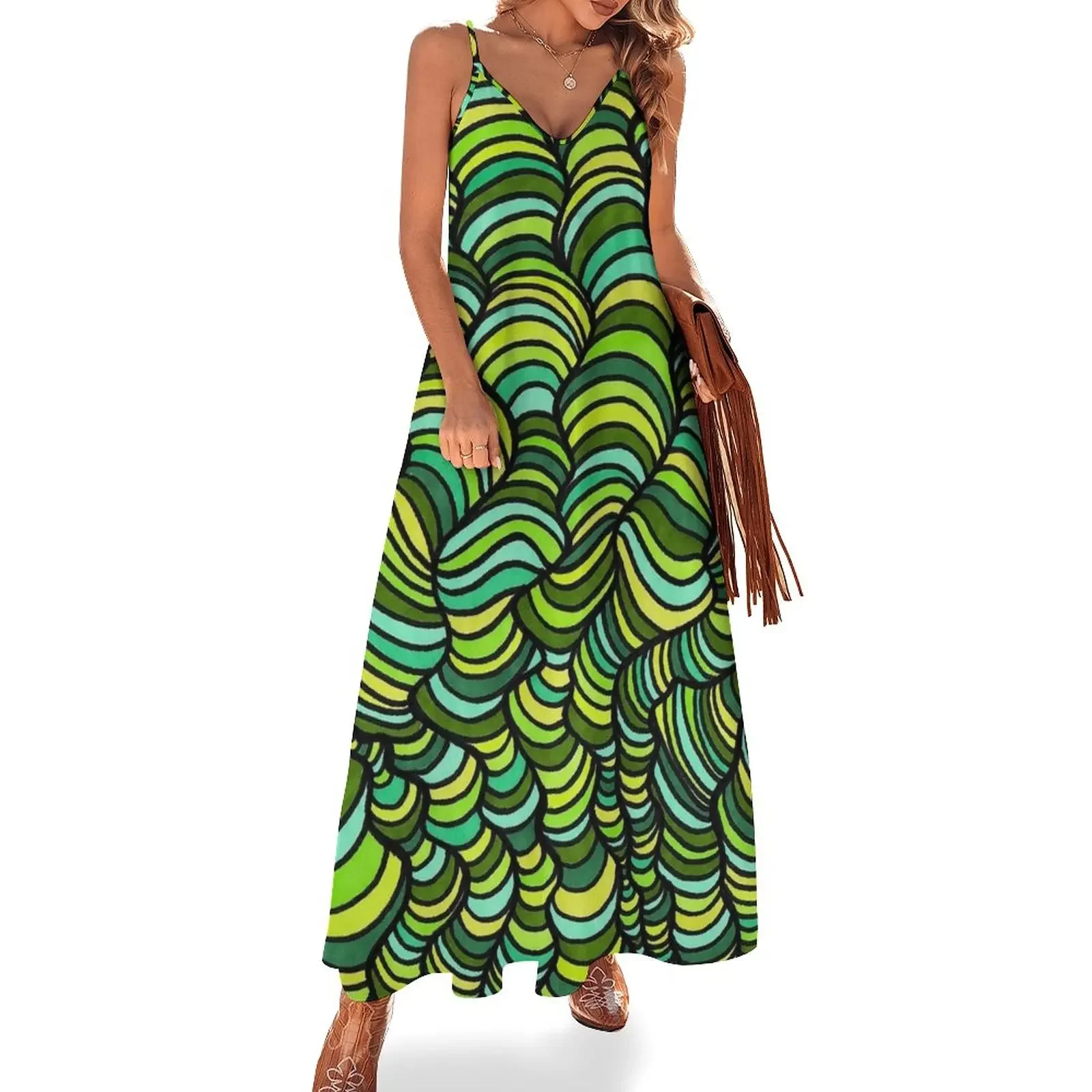 Green Seuss Sleeveless Dress elegant evening dresses for women 2025 Women long dress Evening gown Female dress
Green Seuss Sleeveless Dress elegant evening dresses for women 2025 Women long dress Evening gown Female dress