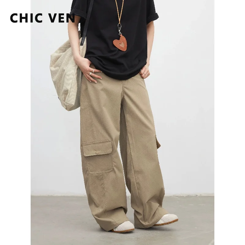 CHIC VEN Fashion Women Wide Leg Pants Streetwear Loose Casual New Retro Ladies Trousers Straight Leg Pants Spring Summer 2026
CHIC VEN Fashion Women Wide Leg Pants Streetwear Loose Casual New Retro Ladies Trousers Straight Leg Pants Spring Summer 2026