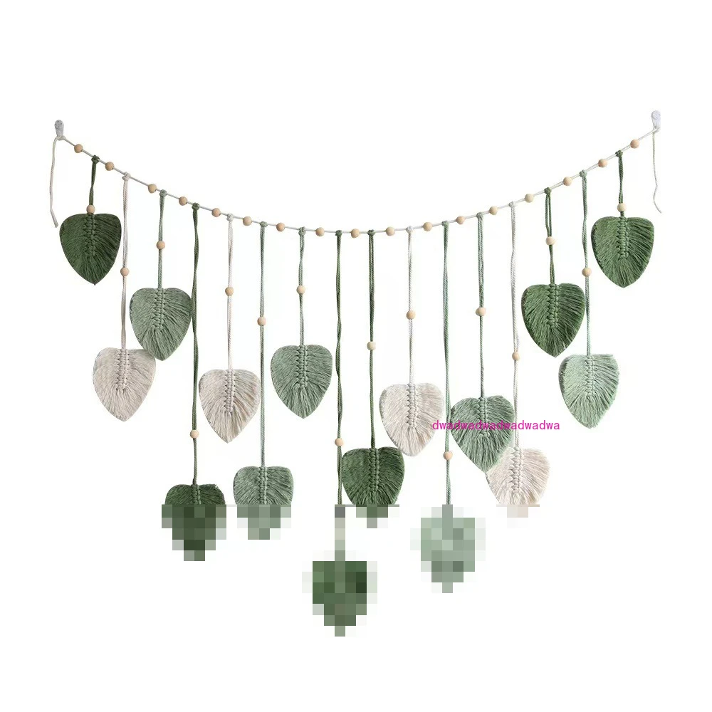 Nordic hand-woven leaf tapestry, bohemian clip photo homestay bedroom children's room background wall wall decoration
Nordic hand-woven leaf tapestry, bohemian clip photo homestay bedroom children's room background wall wall decoration