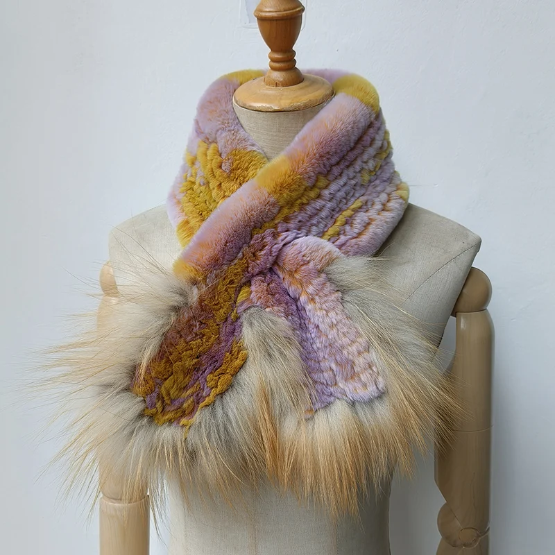2024 Winter Thick Knitted Real Rex Rabbit Fur Scarf Fashion Luxury Warm Fox Fur Trim Genuine Fur Scarves
2024 Winter Thick Knitted Real Rex Rabbit Fur Scarf Fashion Luxury Warm Fox Fur Trim Genuine Fur Scarves