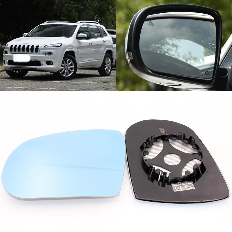 For Jeep Cherokee Car Side View Door Wide-angle Rearview Mirror Blue Glass With Base Heated 2pcs
For Jeep Cherokee Car Side View Door Wide-angle Rearview Mirror Blue Glass With Base Heated 2pcs