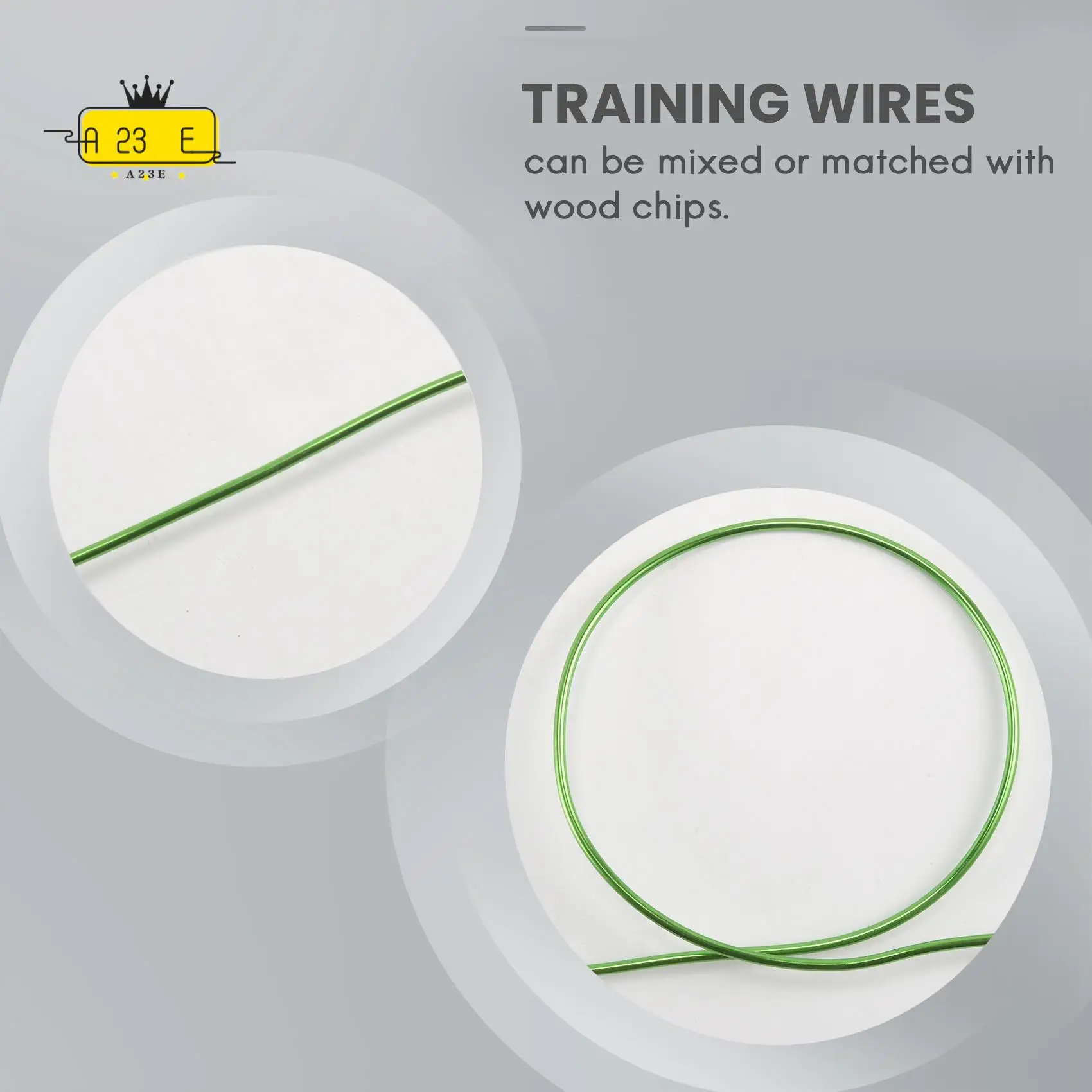 A23E-9 Rolls Bonsai Wires Anodized Aluminum Bonsai Training Wire With 3 Sizes (1.0 Mm,1.5 Mm,2.0 Mm),Total 147 Feet
A23E-9 Rolls Bonsai Wires Anodized Aluminum Bonsai Training Wire With 3 Sizes (1.0 Mm,1.5 Mm,2.0 Mm),Total 147 Feet