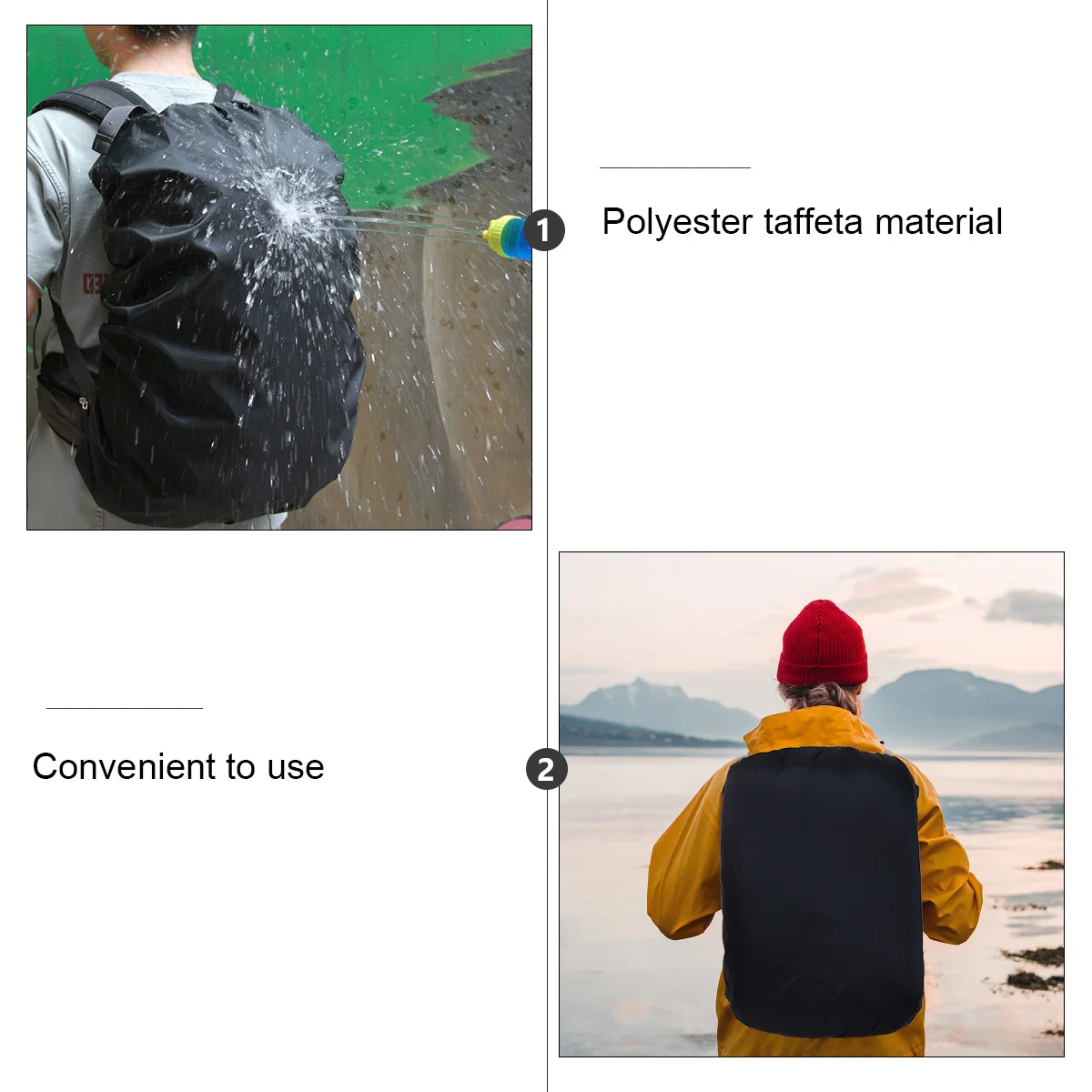 Rain Cover for Backpacks Waterproof Travel Mountaineering Bag Outdoor Large Size 190T Polyester Dust Proof Portable
Rain Cover for Backpacks Waterproof Travel Mountaineering Bag Outdoor Large Size 190T Polyester Dust Proof Portable