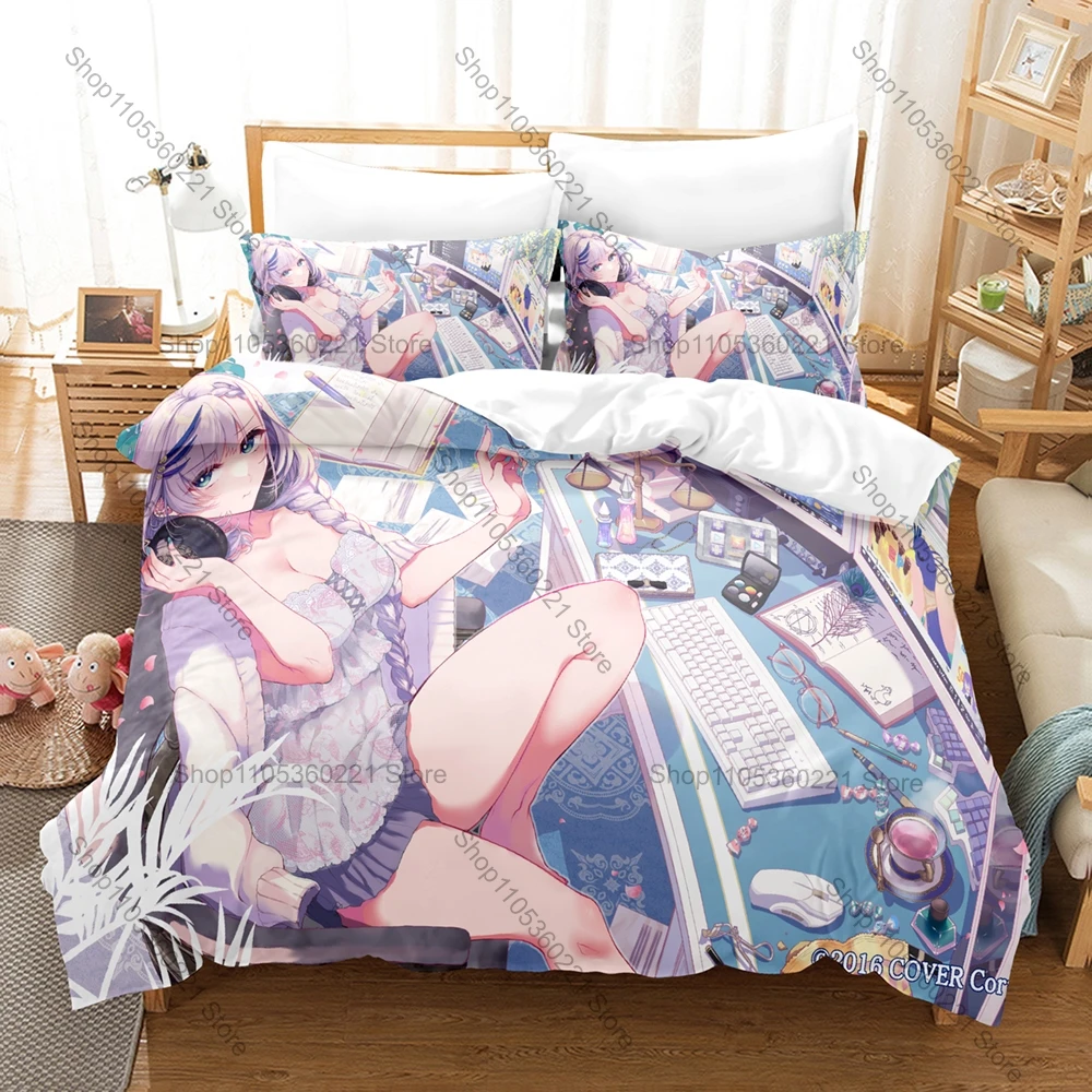 Pavolia Reine Character Print Duvet Cover + 2 Pillowcases, Cute Virtual Idol Cozy Bedding for Daily Use
Pavolia Reine Character Print Duvet Cover + 2 Pillowcases, Cute Virtual Idol Cozy Bedding for Daily Use