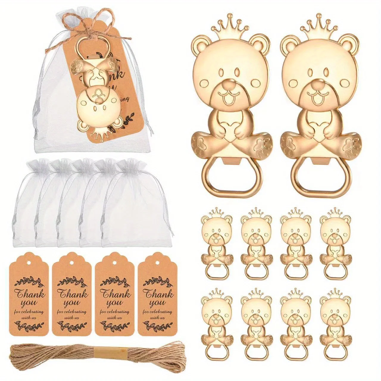 10sets Metal Baby Shower Bottle Opener Bear Bottle Opener Keychain Funny Bottle Opener Suitable For Wedding Favors Party Gifts
10sets Metal Baby Shower Bottle Opener Bear Bottle Opener Keychain Funny Bottle Opener Suitable For Wedding Favors Party Gifts
