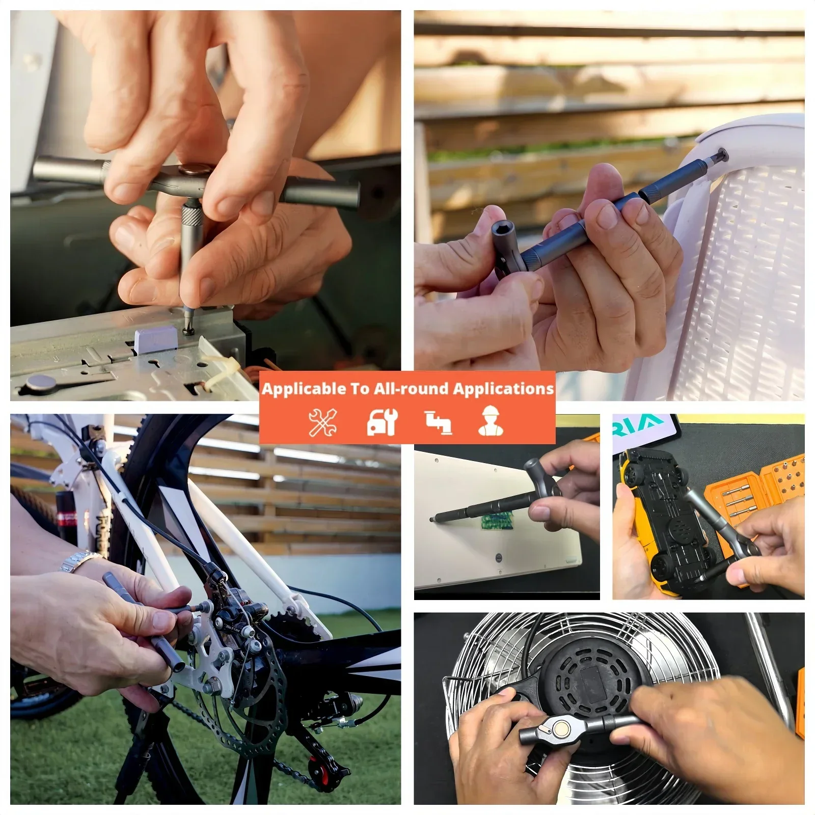 Набор отверток с храповым механизмом ORIA, набор магнитных отверток 42 в 1, инструмент для ремонта разборной ручки с храповым механизмом для мебели Electro
Набор отверток с храповым механизмом ORIA, набор магнитных отверток 42 в 1, инструмент для ремонта разборной ручки с храповым механизмом для мебели Electro