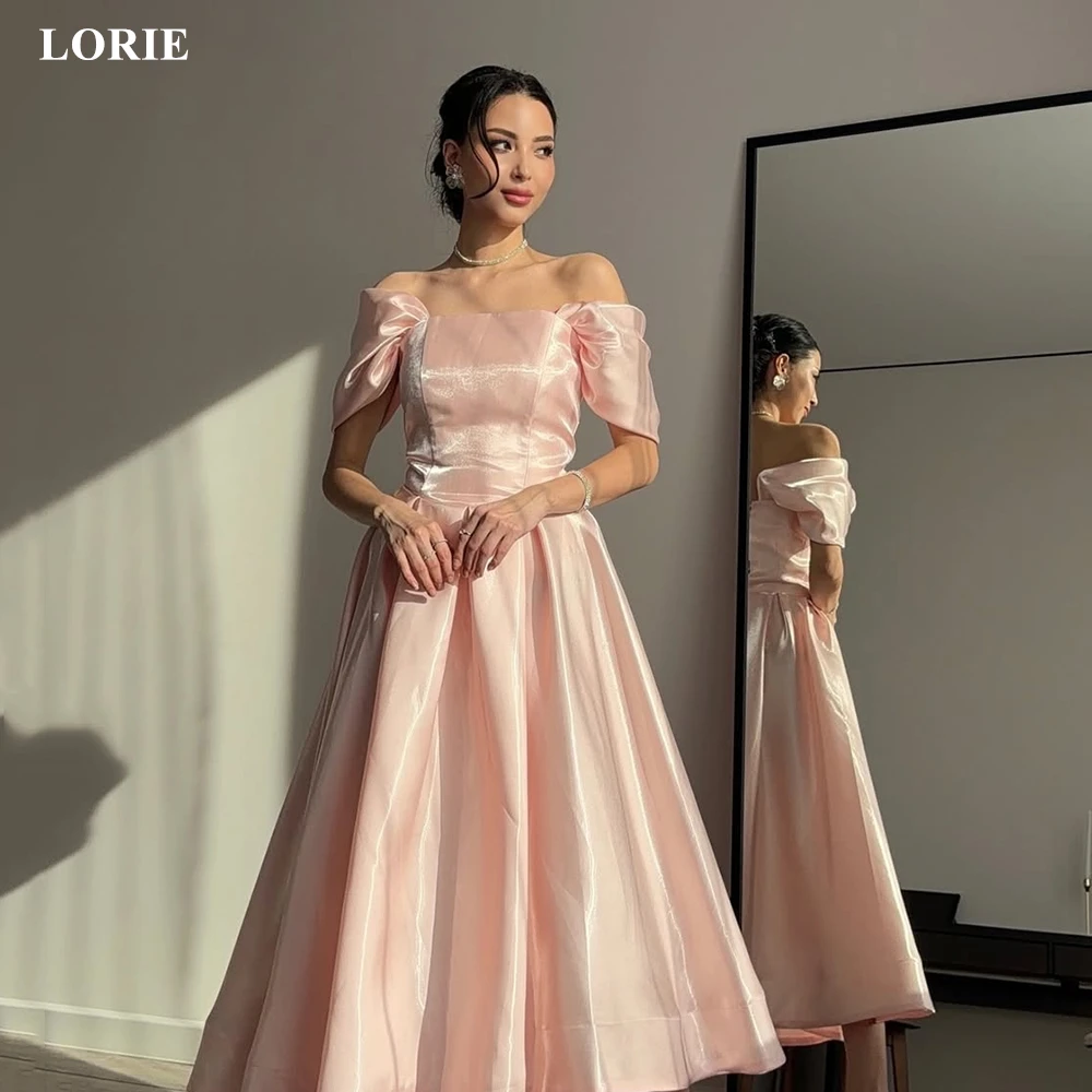 LORIE Solid Shiny Evening Dress Simple Off The Shoulder Backless Lace-up Prom Dress Elegant A-Line Party Gowns 2026 Customized
LORIE Solid Shiny Evening Dress Simple Off The Shoulder Backless Lace-up Prom Dress Elegant A-Line Party Gowns 2026 Customized