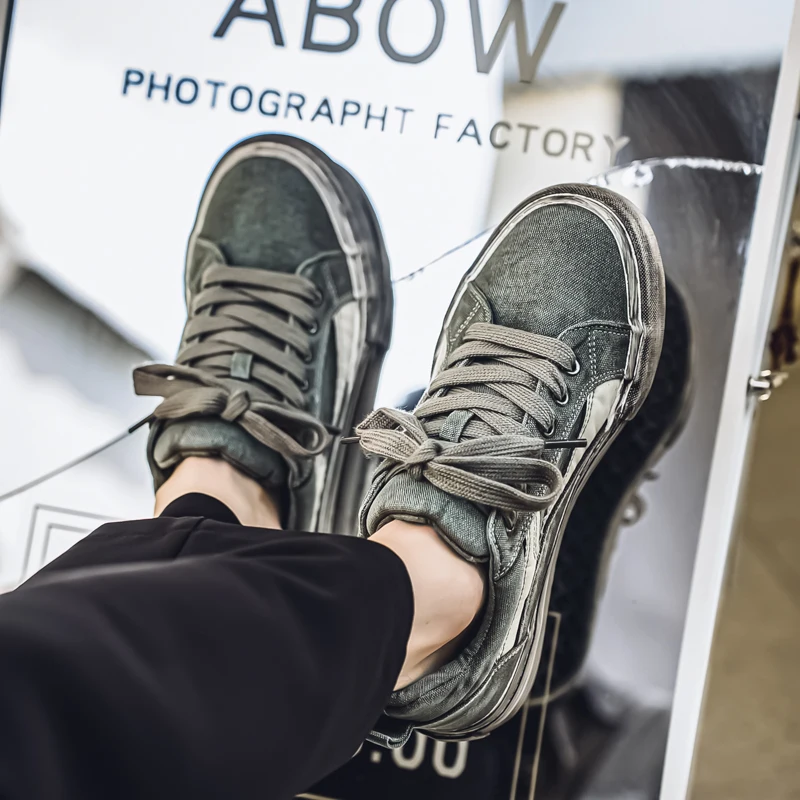 MODX2025 new low-top canvas shoes boys board shoes retro do old dirty shoes men's shoes
MODX2025 new low-top canvas shoes boys board shoes retro do old dirty shoes men's shoes