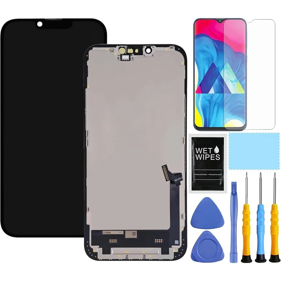 Замена экрана для iPhone 14, комплект для замены экрана для iPhone 14, дигитайзер ЖК-дисплея A2649 A2881 A2884 A28 
Замена экрана для iPhone 14, комплект для замены экрана для iPhone 14, дигитайзер ЖК-дисплея A2649 A2881 A2884 A28