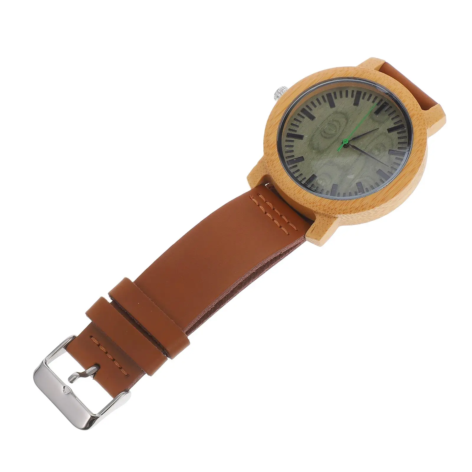 Wood Watch for Men Bamboo Quartz Movement Wristwatch Lightweight Waterproof Casual Accessory Strap Precise
Wood Watch for Men Bamboo Quartz Movement Wristwatch Lightweight Waterproof Casual Accessory Strap Precise