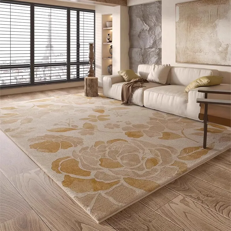 Large Living Room Carpet Retro-style High-end Aesthetic Bedroom Fluffy Bedside Rug Creative Unique Artistic Coffee Table Mats 러그
Large Living Room Carpet Retro-style High-end Aesthetic Bedroom Fluffy Bedside Rug Creative Unique Artistic Coffee Table Mats 러그