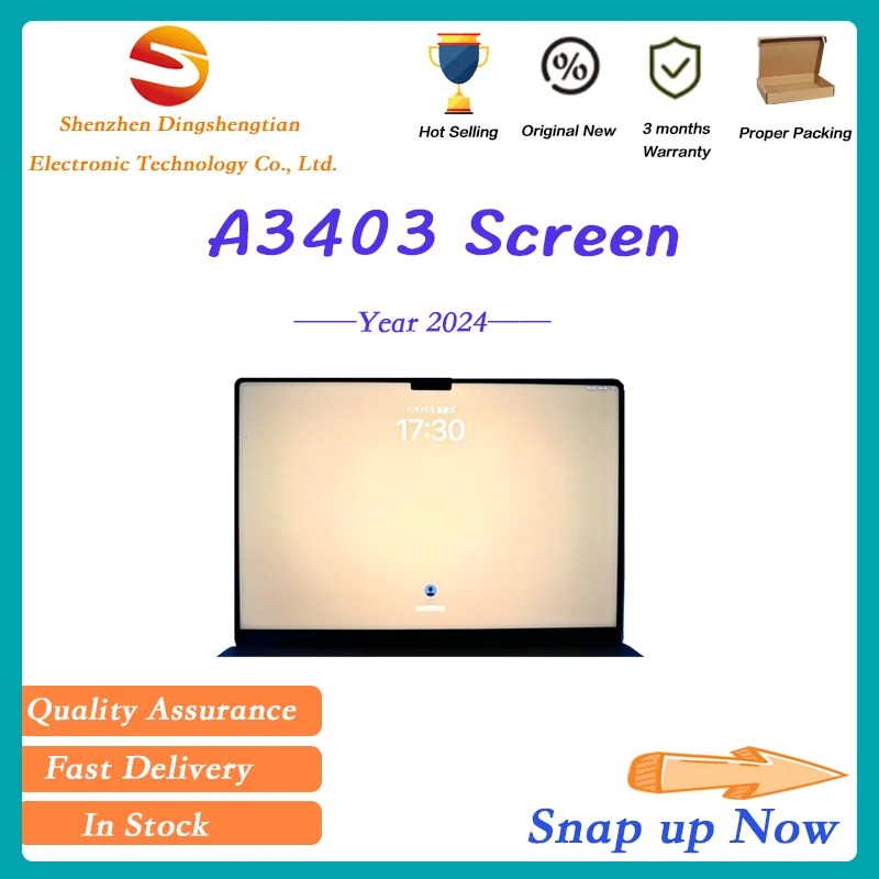For MacBook Pro 16-inch M4 Pro 2024 Year A3403 EMC 8895 Screen 14-Core LCD Panel Replacement Sliver Space Black Original
For MacBook Pro 16-inch M4 Pro 2024 Year A3403 EMC 8895 Screen 14-Core LCD Panel Replacement Sliver Space Black Original