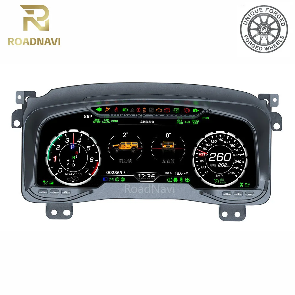 26style BC RoadNavi Car Auto Speedometer for Hummer H3 2003-2009 LCD Digital Cluster Car Virtual Cockpit Dashboard
26style BC RoadNavi Car Auto Speedometer for Hummer H3 2003-2009 LCD Digital Cluster Car Virtual Cockpit Dashboard