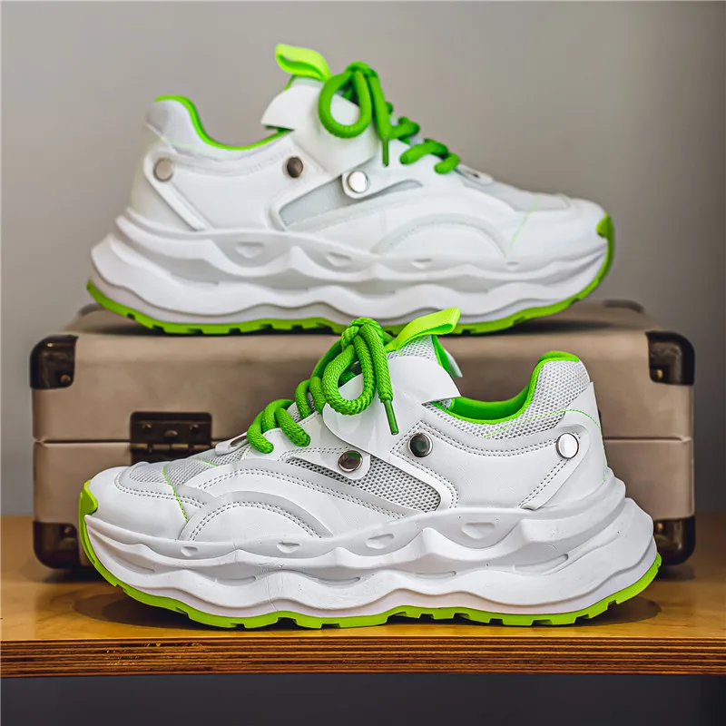 Original Men's White Sneakers Breathable Mesh Low Sneakers Men Lace-up Platform Sneakers Casual Men Trainers Zapatillas Hombre
Original Men's White Sneakers Breathable Mesh Low Sneakers Men Lace-up Platform Sneakers Casual Men Trainers Zapatillas Hombre