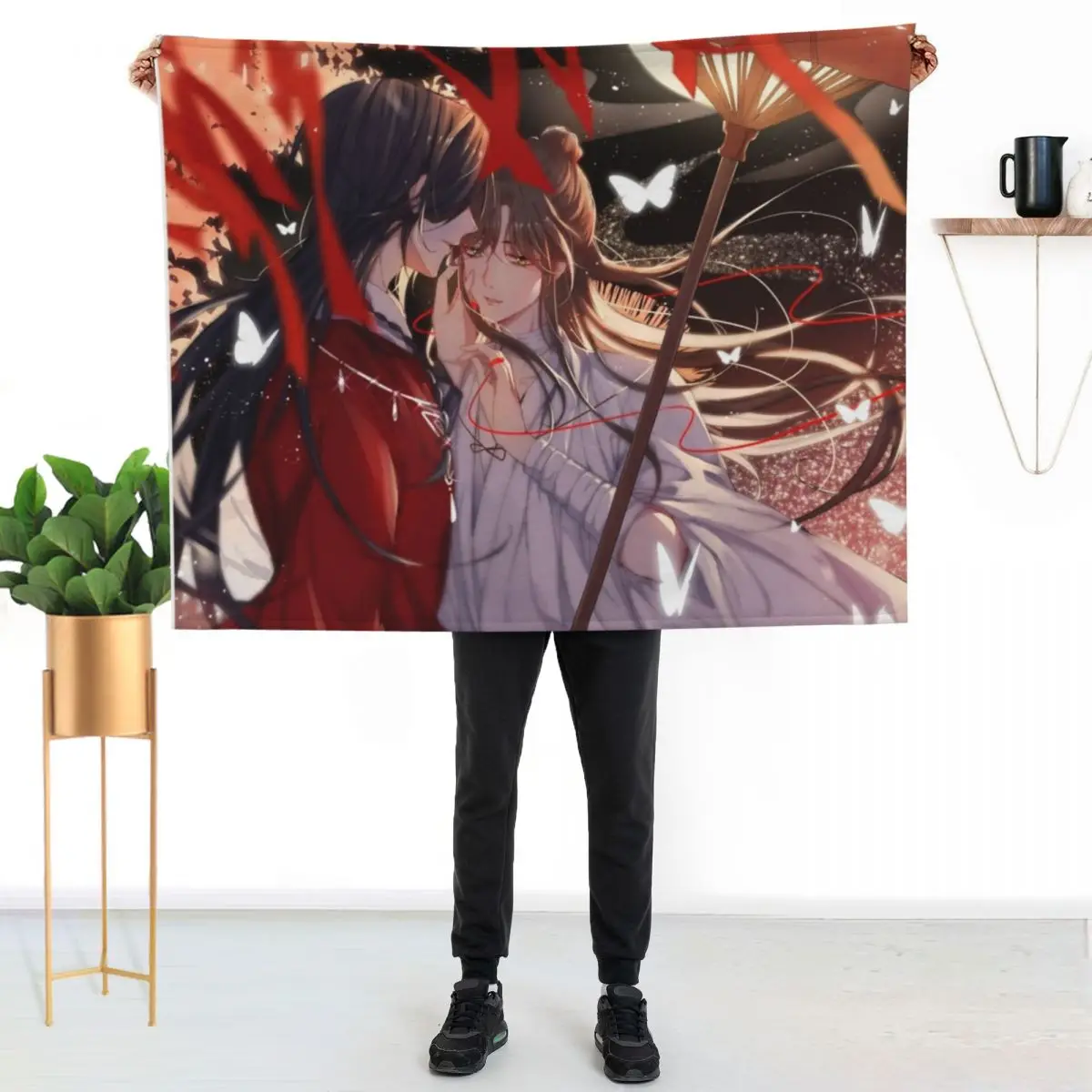 TGCF Tian guan ci fu Couple Throw Blanket Thin Soft Blanket for Summer Night Sleeping
TGCF Tian guan ci fu Couple Throw Blanket Thin Soft Blanket for Summer Night Sleeping