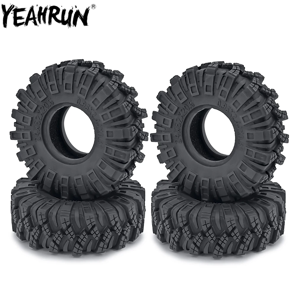 YEAHRUN 4Pcs 1.0 inch Terrains Wheel Tires 24x62x20.5mm for 1/24 RC Car Axial SCX24 Bronco Gladiator Wrangler Deadbolt Buggy
YEAHRUN 4Pcs 1.0 inch Terrains Wheel Tires 24x62x20.5mm for 1/24 RC Car Axial SCX24 Bronco Gladiator Wrangler Deadbolt Buggy