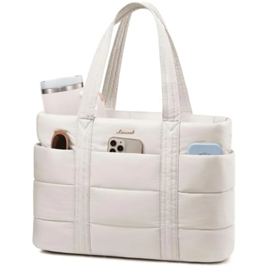 Tote Bag for Women, Large Puffer Work Tote Bag for Laptop, Lightweight Travel Tote with Zipper Gifts for Women
Tote Bag for Women, Large Puffer Work Tote Bag for Laptop, Lightweight Travel Tote with Zipper Gifts for Women