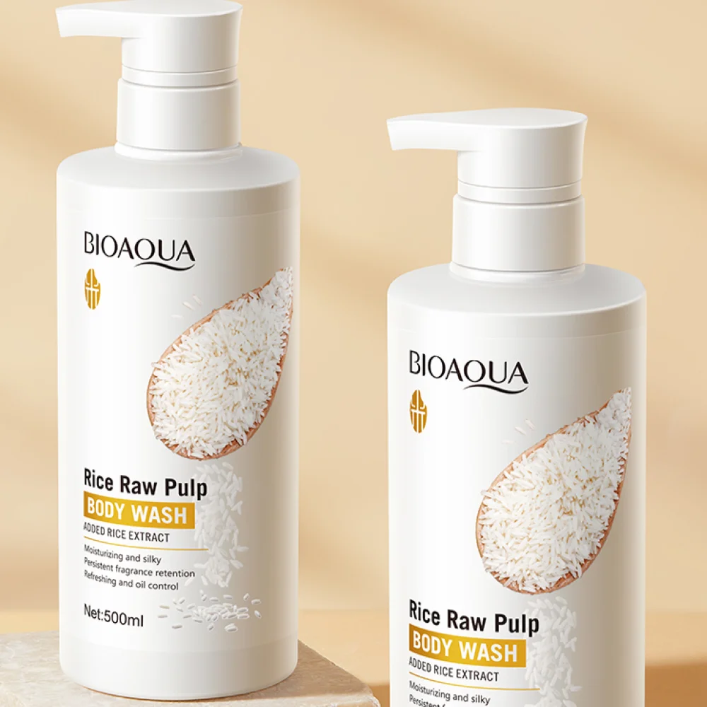 500ml BIOAOUA Rice Puree Shower Gel Whitening Smoothing Cleansing Remove Dirt Rich Foam Lasting Aroma Hydrate Refresh Body Wash
500ml BIOAOUA Rice Puree Shower Gel Whitening Smoothing Cleansing Remove Dirt Rich Foam Lasting Aroma Hydrate Refresh Body Wash