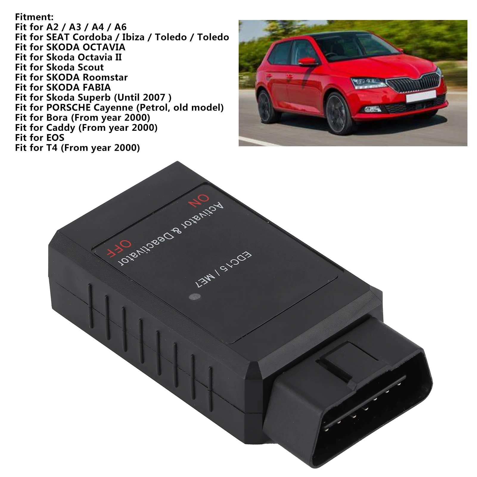 OBD2 Immobilizer Deactivator Activator Drive Tool for EDC15 ME7 ECU IMMO Off Diagnostic Tool Fit Audi A2 VW Golf Passat Skoda
OBD2 Immobilizer Deactivator Activator Drive Tool for EDC15 ME7 ECU IMMO Off Diagnostic Tool Fit Audi A2 VW Golf Passat Skoda