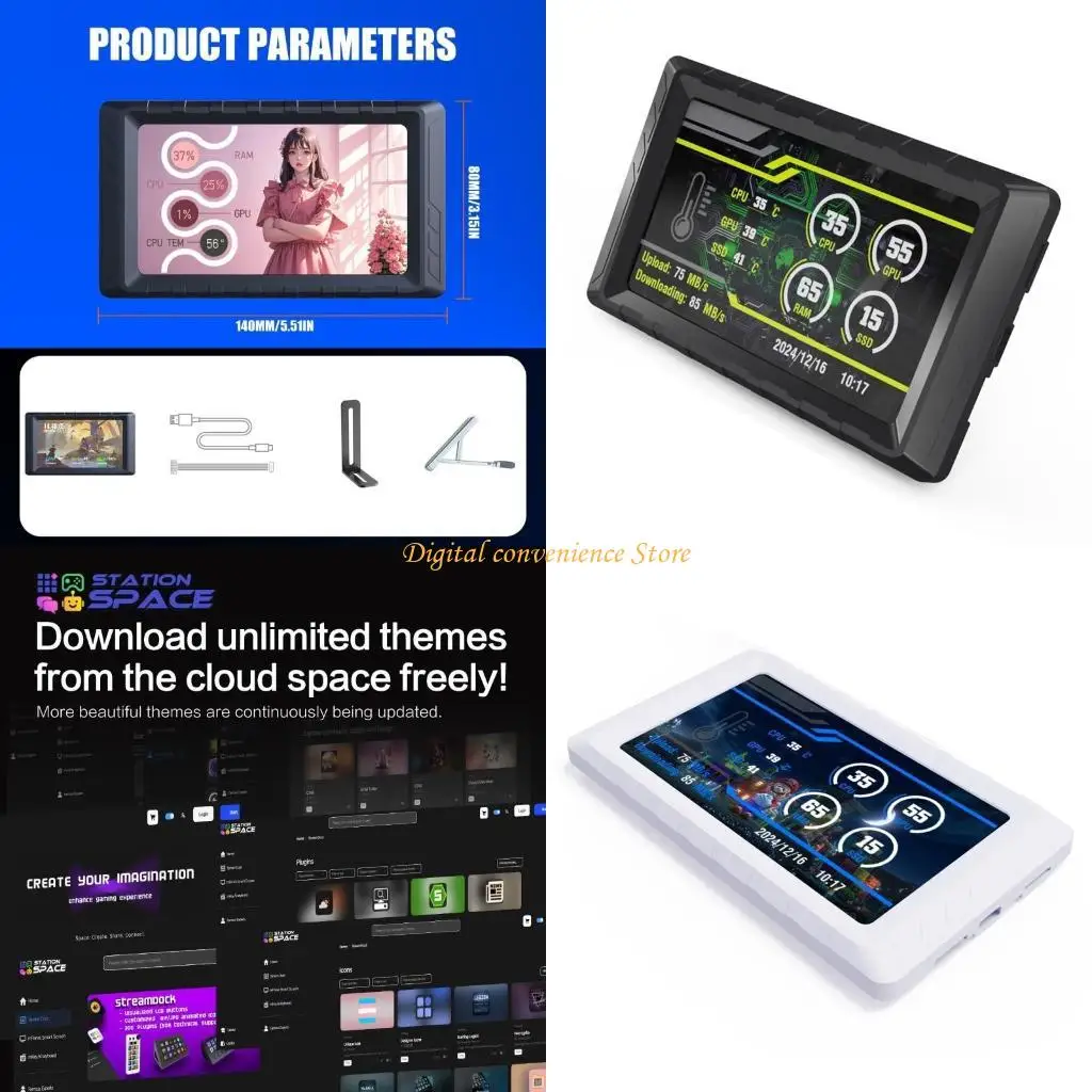 97QA Black Otherwise White Color Option Tiny Observe Desktop Wall Mount Applications
97QA Black Otherwise White Color Option Tiny Observe Desktop Wall Mount Applications